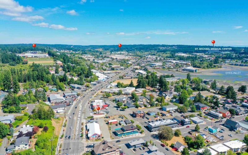 Location Proximity to Silverdale Hot Spots