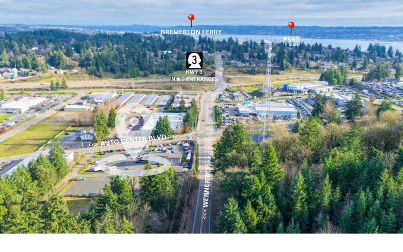 4701 Auto Center Blvd, Bremerton, Washington 98312, 0 , 13 Rooms Rooms,3 BathroomsBathrooms,Commercial Office,For Sale,Truck Town ,Auto Center Blvd,0,1056